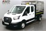 USED 2022 72 FORD TRANSIT 2.0 350 EcoBlue Leader RWD 130 BHP DOC 7 Seats Tipper L3 Euro 6 ULEZ Compliant  7 Seats, Crew Tipper | Rear Tow Fitted
