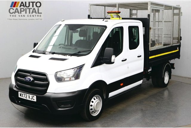 View our Ford Transit 2.0 350 EcoBlue Leader RWD 130 BHP DOC 7 Seats Tipper L3 Euro 6 ULEZ Compliant 