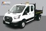 USED 2022 72 FORD TRANSIT 2.0 350 EcoBlue Leader RWD 130 BHP DOC 7 Seats Tipper L3 Euro 6 ULEZ Compliant  7 Seats, Crew Tipper | Rear Tow Fitted
