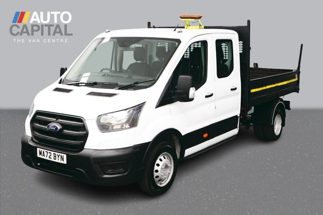 View our Ford Transit 2.0 350 EcoBlue Leader RWD 130 BHP DOC 7 Seats Tipper L3 Euro 6 ULEZ Compliant 