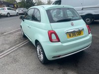 USED 2016 16 FIAT 500 0.9 TwinAir Lounge Hatchback 3dr Petrol Manual Euro 6 (s/s) (85 bhp) ONLY 2 FORMER KEEPER+&pound;20 TAX