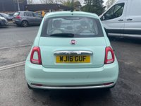 USED 2016 16 FIAT 500 0.9 TwinAir Lounge Hatchback 3dr Petrol Manual Euro 6 (s/s) (85 bhp) ONLY 2 FORMER KEEPER+&pound;20 TAX