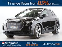 USED 2025 74 AUDI Q4 E-TRON 45 Black Edition Auto quattro 5dr 82kWh TECH PRO PANORAMIC360 CAMERA of {V2_TOWN}