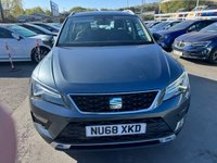 USED 2018 68 SEAT ATECA 1.6 Turbo Diesel (TDI), SE Technology, 5 Door SUV, Manual, Euro 6. FULL 12 MONTH MOT WITH EVERY CAR