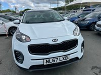 USED 2017 67 KIA SPORTAGE Sportage 1, 1.6 Petrol (GDI), 5 Door SUV, Manual, Euro 6. FULL 12 MONTH MOT WITH EVERY CAR