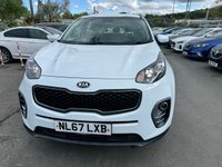 USED 2017 67 KIA SPORTAGE Sportage 1, 1.6 Petrol (GDI), 5 Door SUV, Manual, Euro 6. FULL 12 MONTH MOT WITH EVERY CAR
