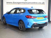 USED 2022 22 BMW 1 SERIES 2.0 118d M Sport (LCP) Hatchback 5dr Diesel Manual Euro 6 (s/s) (150 ps) HIGH SPECIFICATION NEW SHAPE BMW IN SUPER CONDITION THROUGHOUT - 1 OWNER FROM NEW, COMES WITH A FULL BMW MAIN DEALER SERVICE HISTORY + PANORAMIC SLIDING GLASS SUNROOF + VIRTUAL COCKPIT DIGITAL DASH DISPLAY + SATELLITE NAVIGATION + APPLE CARPLAY / APPS CONTROL + ENHANCED BLUETOOTH PHONE PREPARATION WITH USB AUDIO INTERFACE AND VOICE CONTROL + DAB DIGITAL RADIO + DUAL ZONE CLIMATE CONTROL + AIR CONDITIONING + AUTOMATIC LED HEADLIGHTS + FRONT AND REAR PARKING SENSORS + KEYLESS START + HILL HOLD STA