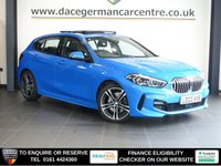 USED 2022 22 BMW 1 SERIES 2.0 118d M Sport (LCP) Hatchback 5dr Diesel Manual Euro 6 (s/s) (150 ps) HIGH SPECIFICATION NEW SHAPE BMW IN SUPER CONDITION THROUGHOUT - 1 OWNER FROM NEW, COMES WITH A FULL BMW MAIN DEALER SERVICE HISTORY + PANORAMIC SLIDING GLASS SUNROOF + VIRTUAL COCKPIT DIGITAL DASH DISPLAY + SATELLITE NAVIGATION + APPLE CARPLAY / APPS CONTROL + ENHANCED BLUETOOTH PHONE PREPARATION WITH USB AUDIO INTERFACE AND VOICE CONTROL + DAB DIGITAL RADIO + DUAL ZONE CLIMATE CONTROL + AIR CONDITIONING + AUTOMATIC LED HEADLIGHTS + FRONT AND REAR PARKING SENSORS + KEYLESS START + HILL HOLD STA