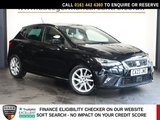 USED 2023 23 SEAT IBIZA 1.0 TSI FR Hatchback 5dr Petrol Manual Euro 6 (s/s) (110 ps) STYLISH, NEW SHAPE IBIZA WITH A FAULTLESS PEDIGREE - 1 OWNER FROM NEW AND COMES WITH A FULL SEAT MAIN DEALER SERVICE HISTORY + VIRTUAL COCKPIT DIGITAL DASH DISPLAY + SATELLITE NAVIGATION + APPLE CARPLAY / ANDROID AUTO + BLUETOOTH CONNECTIVITY INCLUDING MEDIA STREAMING + APPS CONTROL / MIRROR LINK + DAB DIGITAL RADIO + CRUISE CONTROL + AUTOMATIC LED HEADLIGHTS + IN CAR ENTERTAINMENT WITH TOUCH SCREEN MEDIA DISPLAY + DUAL ZONE CLIMATE CONTROL + AIR CONDITIONING + ECO STOP START SYSTEM