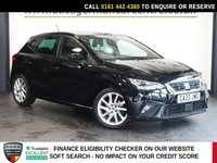 USED 2023 23 SEAT IBIZA 1.0 TSI FR Hatchback 5dr Petrol Manual Euro 6 (s/s) (110 ps) STYLISH, NEW SHAPE IBIZA WITH A FAULTLESS PEDIGREE - 1 OWNER FROM NEW AND COMES WITH A FULL SEAT MAIN DEALER SERVICE HISTORY + VIRTUAL COCKPIT DIGITAL DASH DISPLAY + SATELLITE NAVIGATION + APPLE CARPLAY / ANDROID AUTO + BLUETOOTH CONNECTIVITY INCLUDING MEDIA STREAMING + APPS CONTROL / MIRROR LINK + DAB DIGITAL RADIO + CRUISE CONTROL + AUTOMATIC LED HEADLIGHTS + IN CAR ENTERTAINMENT WITH TOUCH SCREEN MEDIA DISPLAY + DUAL ZONE CLIMATE CONTROL + AIR CONDITIONING + ECO STOP START SYSTEM