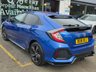 USED 2018 18 HONDA CIVIC 1.5 VTEC Turbo GPF Sport Hatchback 5dr Petrol CVT Euro 6 (s/s) (182 ps) 