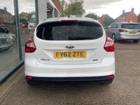 USED 2012 62 FORD FOCUS 1.0T EcoBoost Zetec Hatchback 5dr Petrol Manual Euro 5 (s/s) (125 ps) 