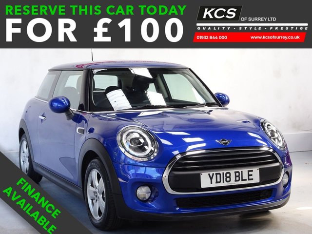 View our MINI Hatch 1.5 One Hatchback 3dr Petrol Manual Euro 6 (s/s) (102 ps)