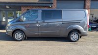 USED 2021 71 FORD TRANSIT CUSTOM 2.0 300 EcoBlue Limited Crew Van Double Cab 5dr Diesel Manual L2 H1 Euro 6 (s/s) (130 ps) *** 5 SEATS - AIR CON - CRUISE CONTROL - PARKING SENSORS ***