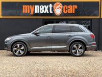 USED 2016 16 AUDI Q7 3.0 TDI V6 S line SUV 5dr Diesel Tiptronic quattro Euro 6 (s/s) (272 ps) AUDI Q7 3.0 TDI V6 S LINE + QUATTRO 4WD + HEADS UP DISPLAY + AUDI VIRTUAL COCKPIT + BOSE 3D SURROUND SOUND + REVERSE CAMERAS WITH PARKING SENSORS + DEPLOYABLE TOWBAR + 7 SEATS + HEATED ELECTRIC MEMORY SEATS + ELECTRIC TAILGATE + ISOFIX + 21" TURBINE ALLOYS + HILL DESCENT CONTROL + PARK ASSIST + ADAPTIVE CRUISE CONTROL + SATELLITE NAVIGATION + MANY MORE EXTRAS  12 MONTHS MOT + 6 MONTHS WARRANTY + PART EXCHANGE WELCOME +  NATIONWIDE DELIVERY AVAILABLE
