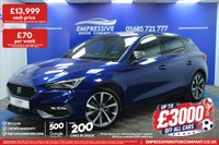 USED 2021 21 SEAT LEON 1.4 eHybrid 12.8kWh FR Sport Hatchback 5dr Petrol Plug-in Hybrid DSG Euro 6 (s/s) (204 ps) 