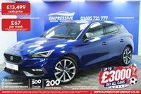 USED 2021 21 SEAT LEON 1.4 eHybrid 12.8kWh FR Sport Hatchback 5dr Petrol Plug-in Hybrid DSG Euro 6 (s/s) (204 ps) HEATED SEATS - HEATED STEERING WHEEL
