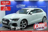 USED 2022 72 AUDI A3 1.5 TFSI 35 S line Sportback 5dr Petrol Manual Euro 6 (s/s) (150 ps) 
