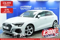 USED 2022 72 AUDI A3 1.5 TFSI 35 S line Sportback 5dr Petrol Manual Euro 6 (s/s) (150 ps) CARPLAY - FULL LEATHER S-LINE SEATS