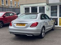 USED 2017 67 MERCEDES-BENZ C-CLASS 2.1 C220d Sport (Premium) Saloon 4dr Diesel G-Tronic+ Euro 6 (s/s) (170 ps) Full Service History  |  Only 2 Owners From Brand New  |  2 Keys
