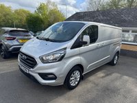 USED 2021 21 FORD TRANSIT CUSTOM 2.0 300 EcoBlue Limited Panel Van 5dr Diesel Manual L2 H1 Euro 6 (s/s) (130 ps) Bluetooth Connectivity - DAB Digital Radio - Front & Rear Parking Sensors -  Cruise Control - Air Conditioning - Driver & Passenger Heated Seats.