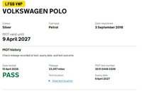 USED 2018 68 VOLKSWAGEN POLO 1.0 TSI SE Hatchback 5dr Petrol Manual Euro 6 (s/s) (95 ps) Comprehensive Service History  |  1 Owner From Brand New  |  Set of 2 Keys