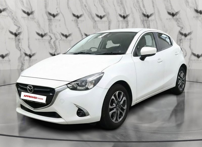 2019 Mazda Mazda2 in white — photo 3 of 14