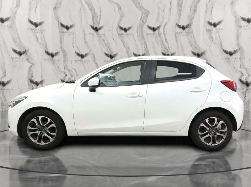 2019 Mazda Mazda2 in white — photo 8 of 14