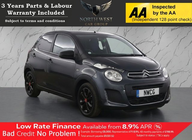View our Citroen C1 1.0 VTi Urban Ride Hatchback 5dr Petrol Manual Euro 6 (72 ps) ***DRIVE AWAY TODAY*** NATIONWIDE PARTS & LABOUR WARRANTY INCLUDED + 12 MONTHS AA BREAKDOWN FREE