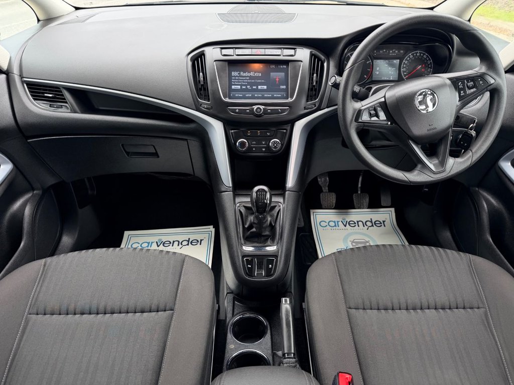 USED 2017 17 VAUXHALL ZAFIRA TOURER 1.4i Turbo Design MPV 5dr Petrol Manual Euro 6 (140 ps) 8 Services|7 Seats|R.F Sensors|Apple CarPlay/Android Auto|