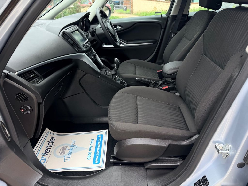 USED 2017 17 VAUXHALL ZAFIRA TOURER 1.4i Turbo Design MPV 5dr Petrol Manual Euro 6 (140 ps) 8 Services|7 Seats|R.F Sensors|Apple CarPlay/Android Auto|