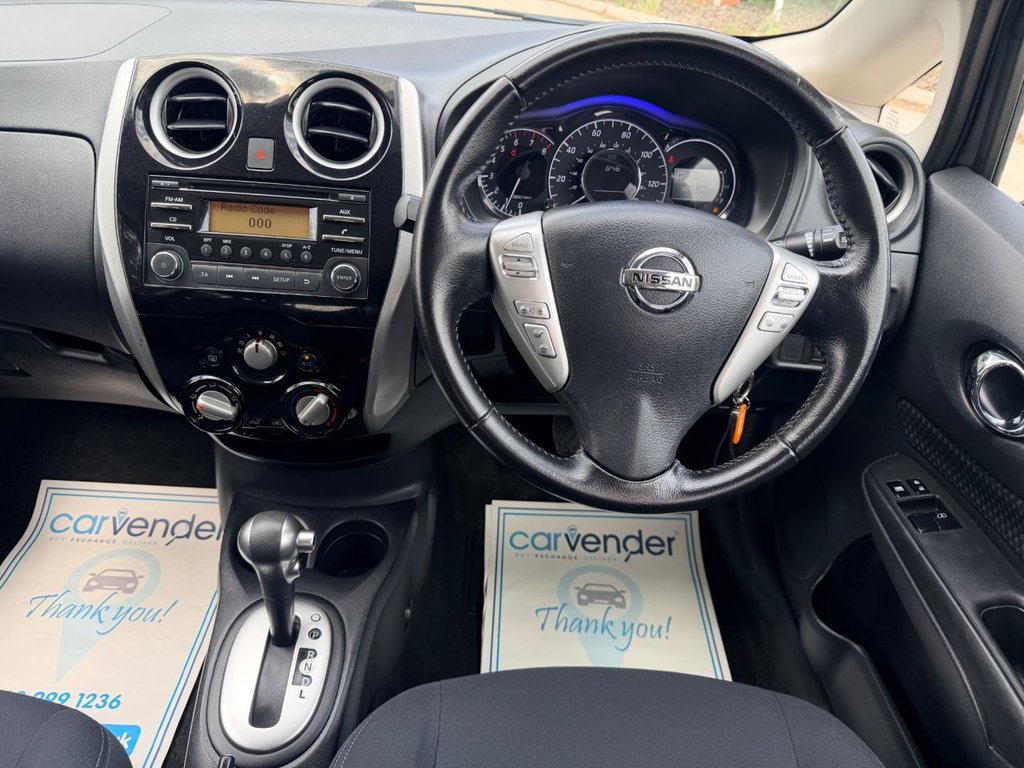 USED 2016 16 NISSAN NOTE 1.2 DIG-S Acenta Hatchback 5dr Petrol XTRON Euro 6 (s/s) (98 ps) 6 Services|&pound;35 Road Tax|Sensors|Cruise|