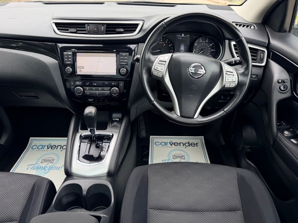 USED 2017 66 NISSAN QASHQAI 1.2 DIG-T N-Connecta SUV 5dr Petrol XTRON 2WD Euro 6 (s/s) (115 ps) 8 Services|Roof|SatNav|Sensors|360 View Reversing Camera|