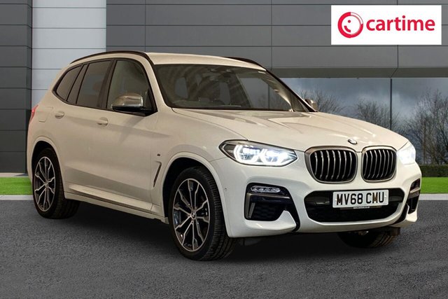 View our BMW X3 3.0 M40i GPF SUV 5dr Petrol Auto xDrive Euro 6 (s/s) (354 ps) Reverse Camera, Front / Rear Park Distance Control, Visibility Package, BMW Navigation, 20In Alloys