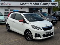 USED 2015 15 PEUGEOT 108 1.2 PureTech Roland Garros Top! 3dr Petrol Manual Euro 6 (82 ps) Bluetooth,rev cam,auto lights,