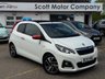 USED 2015 15 PEUGEOT 108 1.2 PureTech Roland Garros Top! 3dr Petrol Manual Euro 6 (82 ps) Bluetooth,rev cam,auto lights,