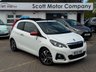 USED 2015 15 PEUGEOT 108 1.2 PureTech Roland Garros Top! 3dr Petrol Manual Euro 6 (82 ps) Bluetooth,rev cam,auto lights,