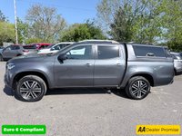 USED 2020 20 MERCEDES-BENZ X-CLASS Grey 3.0 CDI V6 Power pickup, 105,725 miles, Euro 6, Automatic 4MATIC, Sat nav, Rear Camera, Climate, Cruise, DAB, 18in Alloys. Plus VAT @ 20%! This 2020 Mercedes Benz X Class boasts an impressive MOT valid until February 2027, offering peace of mind for years to come. This 3.0 CDI V6 Power G Tronic+ 4MATIC Euro 6 4 door pickup is equipped with a powerful 3.0 litre diesel engine delivering 254 bhp, paired with a Four Wheel Drive system for excellent traction. Notable features include Keyless Go with Keyless Entry, a Winter Package with heated seats, and LED High Performance Headlights with a cleaning system. For convenience, it also com