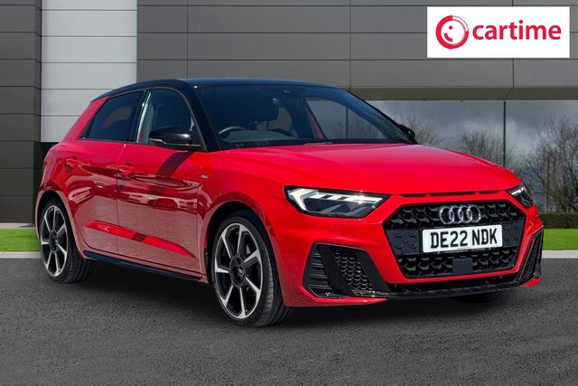 View our Audi A1 1.5 TFSI 35 Black Edition Sportback 5dr Petrol S Tronic Euro 6 (s/s) (150 ps) Rear Parking Sensors, Audi Smartphone Interface, LED Interior Light Pack, Luggage Compartment Pack, Black Styling Package