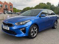 USED 2019 19 KIA CEED 1.4 T-GDi Blue Edition Hatchback 5dr Petrol DCT Euro 6 (s/s) (138 bhp) AUTO -- FULL SERVICE HISTORY -- SAT NAV -- CAR PLAY -- CAMERA