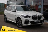 USED 2020 20 BMW X5 3.0 30d M Sport SUV 5dr Diesel Auto xDrive Euro 6 (s/s) (265 ps) - EURO 6 - ULEZ, PRO NAV, HTD/LEATHER, R/CAMERA, DIGITAL COCKPIT, 20" ALLOYS, E/TAILGATE, APPLE/ANDROID CARPLAY, LEDS, CRUISE/LDW, DAB, BLUETOOTH & WIRELESS CHARGER