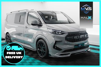 2024 FORD TRANSIT CUSTOM 2.0 LWB HALO X DCAB CONVERSION - AUTO - GREY MATTER * &pound;45995.00