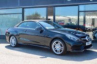 PRE-OWNED 2016 16 MERCEDES-BENZ E-CLASS 2.0 E200 AMG Line Cabriolet 2dr Petrol G-Tronic+ Euro 6 (s/s) (184 ps) 