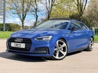 USED 2019 69 AUDI A5 2.0 TDI 40 Black Edition Coupe 2dr Diesel S Tronic Euro 6 (s/s) (190 ps) PAN ROOF - 2 KEYS + BLACK ED !!