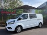 USED 2022 72 FORD TRANSIT CUSTOM 2.0 320 EcoBlue Limited Crew Van Auto L2 H1 Euro 6 (s/s) 5dr Automatic crew cab