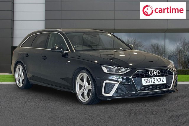 View our Audi A4 Avant 2.0 TFSI 35 S line Estate 5dr Petrol S Tronic Euro 6 (s/s) (150 ps) Rear View Camera, Front / Rear Parking Sensors, Audi Smartphone Interface, High Gloss Package, LED Interior Lighting Pack
