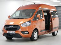 USED 2023 23 FORD TRANSIT CUSTOM 320 2.0 EBL 130 BHP L2 HIGH ROOF TREND AUTOMATIC 9 SEAT MINIBUS AUTOMATIC | AIR CON | CARPLAY | 9 SEATS