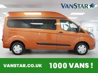 USED 2023 23 FORD TRANSIT CUSTOM 320 2.0 EBL 130 BHP L2 HIGH ROOF TREND AUTOMATIC 9 SEAT MINIBUS AUTOMATIC | AIR CON | CARPLAY | 9 SEATS