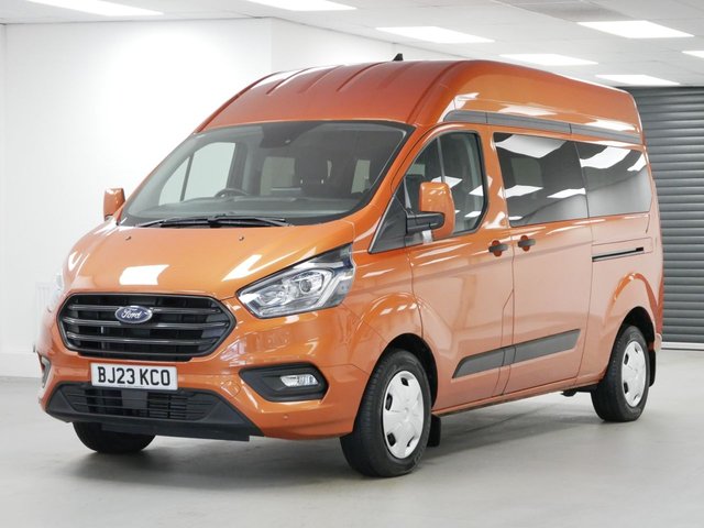 View our Ford Transit Custom 320 2.0 EBL 130 BHP L2 HIGH ROOF TREND AUTOMATIC 9 SEAT MINIBUS
