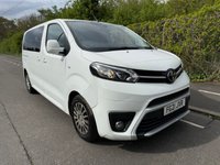 USED 2021 21 TOYOTA PROACE VERSO 1.5D 120BHP EURO 6 9 SEATER L1 H1 SHUTTLE MPV MINI BUS CLIMATE+PRIVACY+1 OWNER+EU6